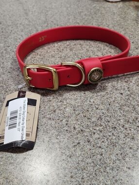 Over Under red dog collar